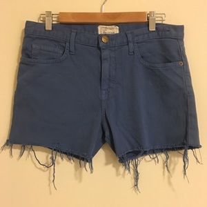 Current Elliott Cut Off Jean Shorts distressed